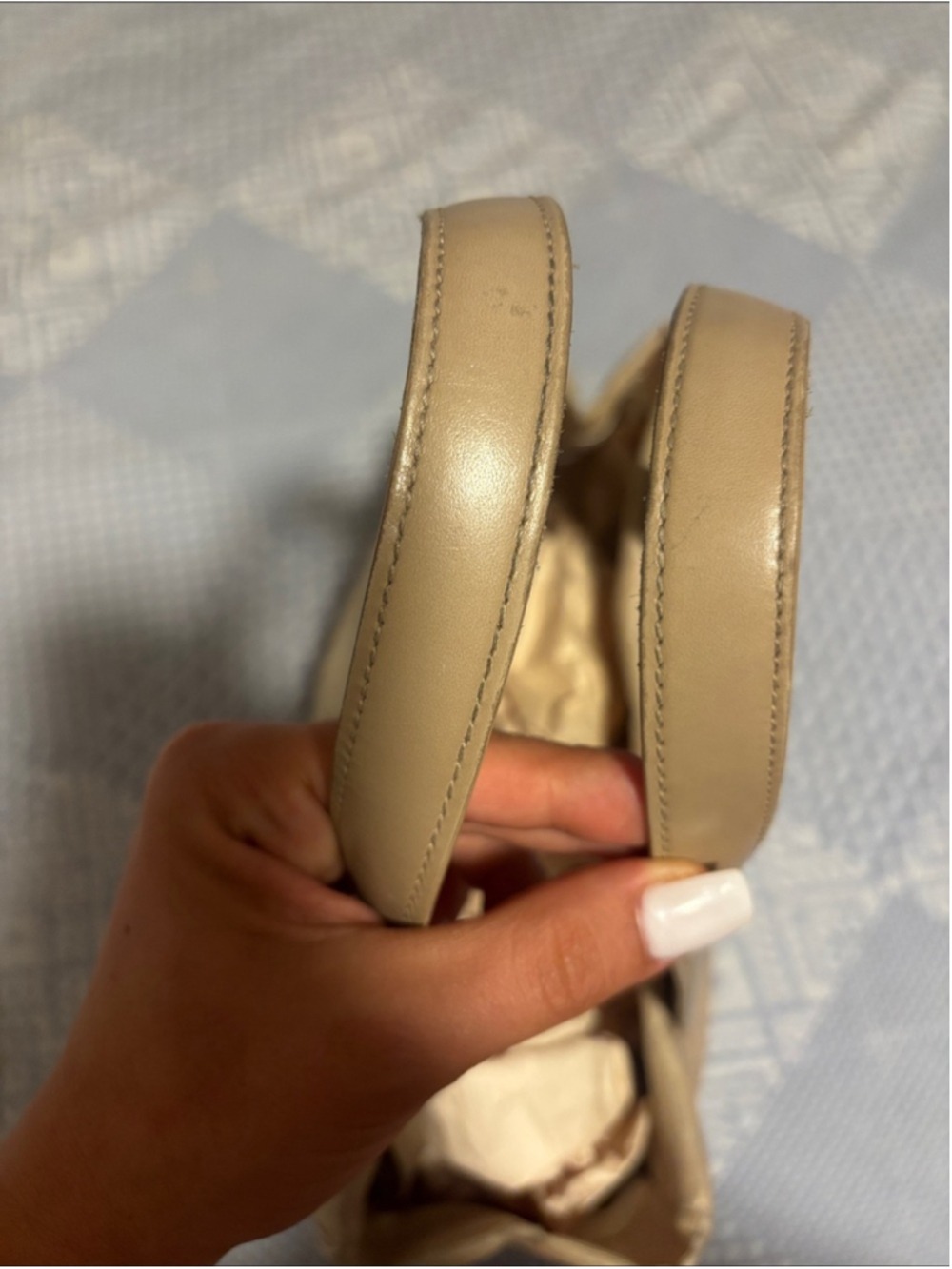 CHANEL Vintage Beige/Taupe Monogrammed Tote Bag - Picture 10 of 11